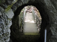 Tunnel in der Gorge de la Jogne